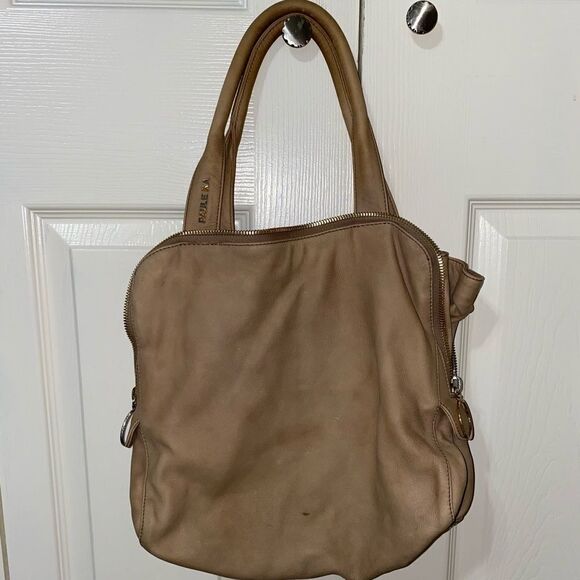 paule ka purse handbag leather khaki tan - Picture 11 of 15